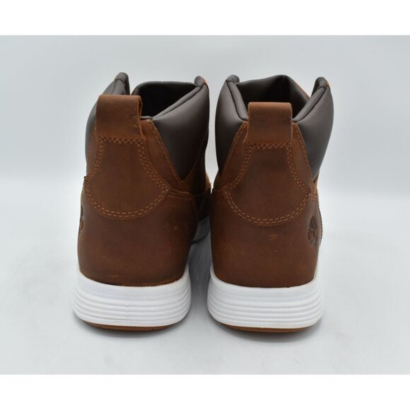Timberland Mens Size 10.5 Killington Mid Lace Up Rust Full Grain Leather Sneaker - Picture 5 of 12